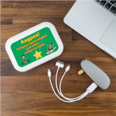 Именной пауэрбанк-камень Побей рекорд!