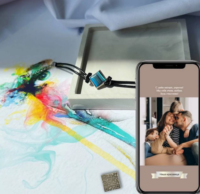 HI-TECH браслет с живым посланием Alcor Океан