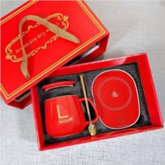 Подарочный набор 'Lucky' – кружка с подставкой для подогрева