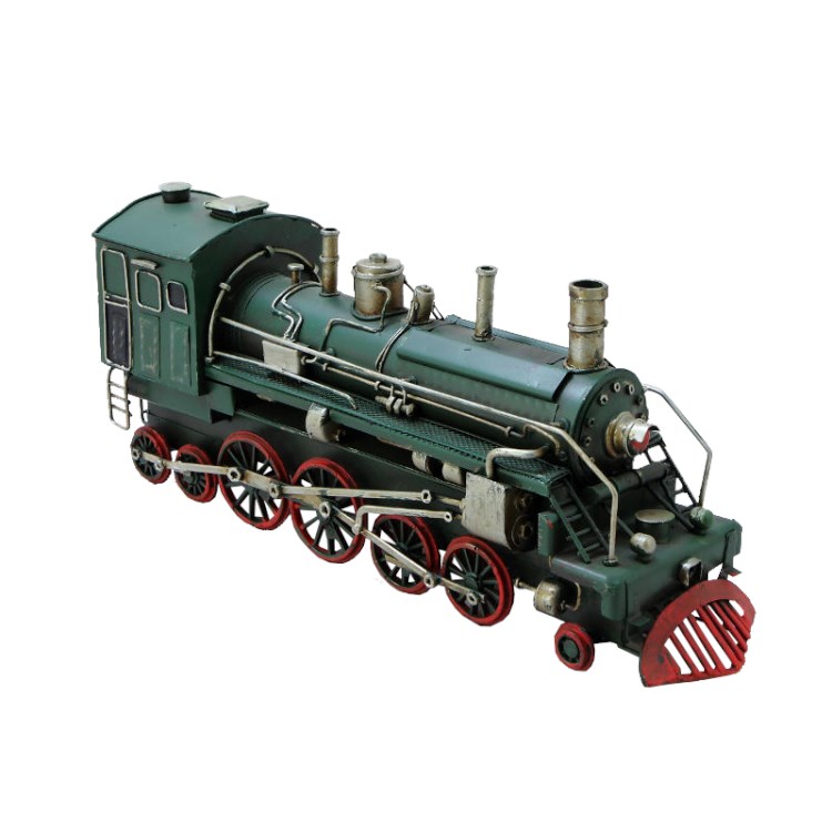 Декоративная модель Паровоз зеленый