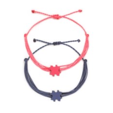 Браслеты парные WafWaf Пазлики