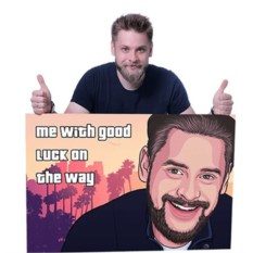 Портет по фото в стиле GTA за 1 день