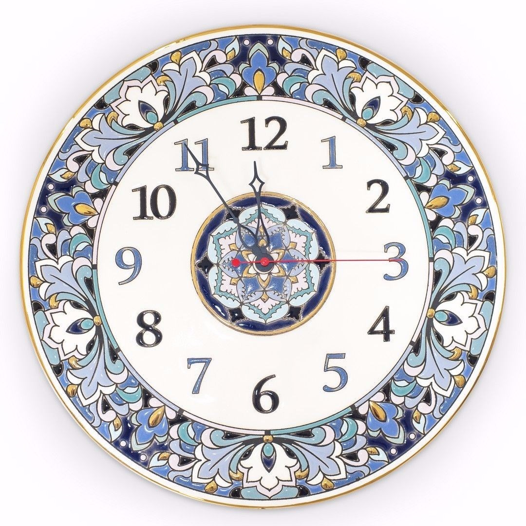 Часы ч 100. Настенные часы Kitch Clock. Часы круглые. Настенные часы майолика. Часы керамические настенные.