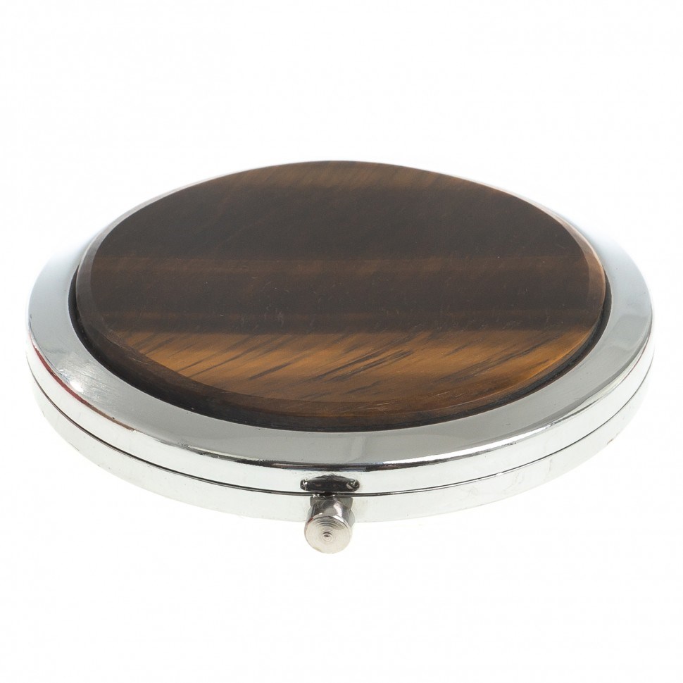 Зеркало из тигрового глаза (цвет серебро)