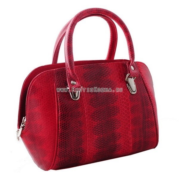 Женская сумка из кожи морской змеи