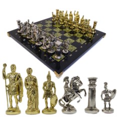 Шахматы с металлическими фигурами Римляне