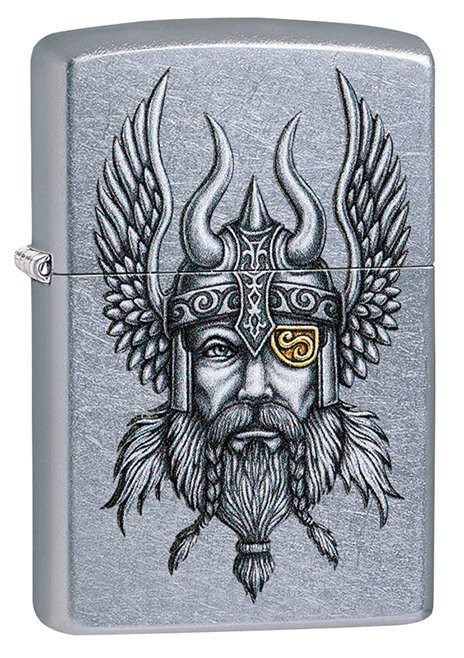 Зажигалка Zippo 29871 Viking Warrior Street Chrome