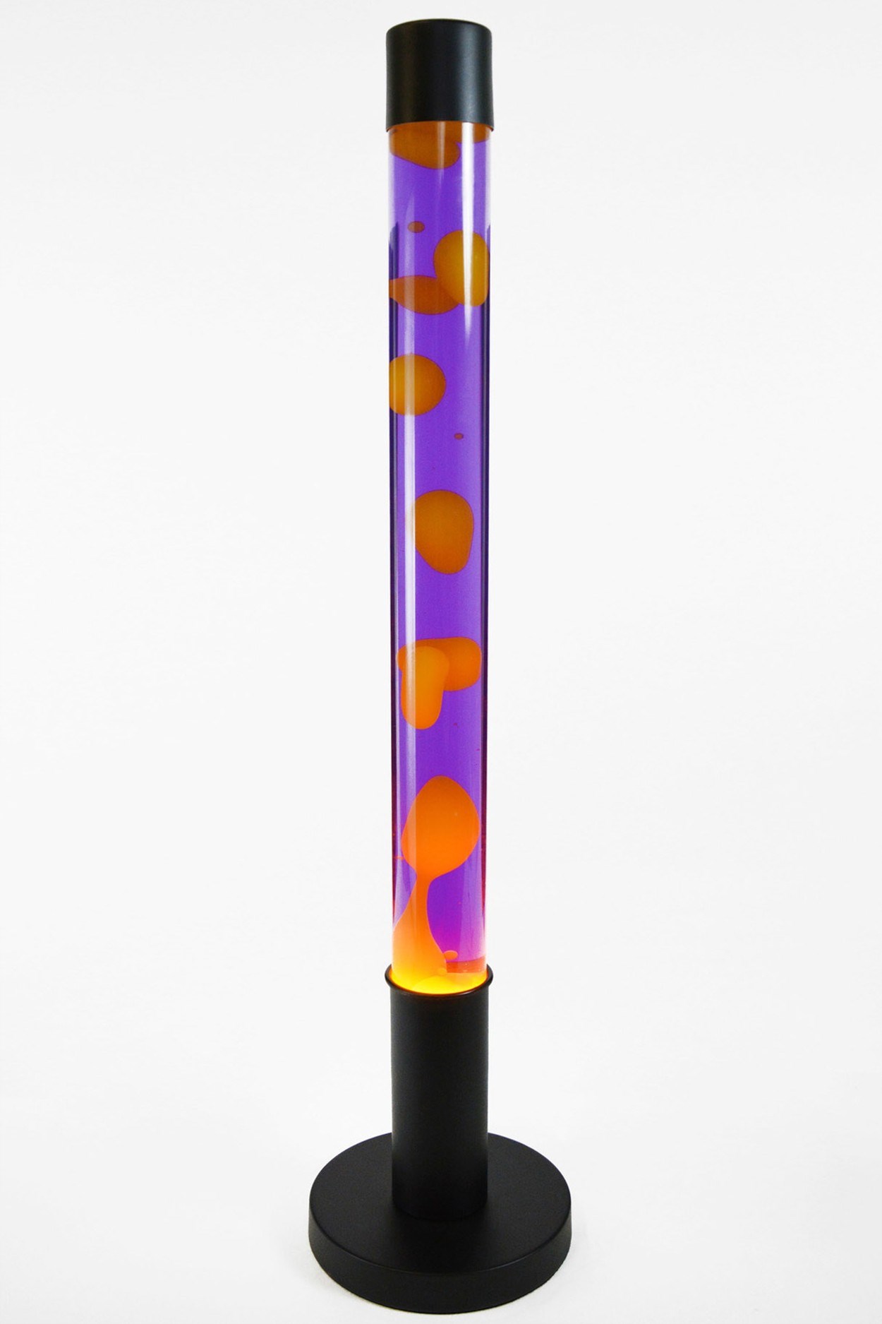 Напольная лава-лампа 75 см., оранжевая/фиолетовая | Подарки.ру