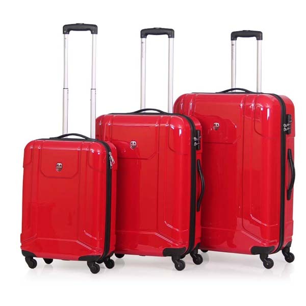 Чемодан Ellehammer, красный, большой