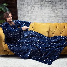 Плед с рукавами Gekoko Premium «Звездное небо» (унисекс)