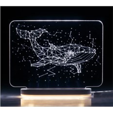 3D светильник Созвездие кита