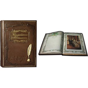 Книга «Семейная летопись» с литьем