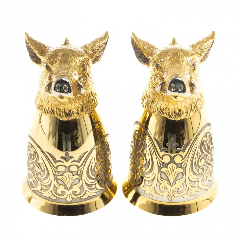 Стопки-перевертыши Кабан (2 штуки)