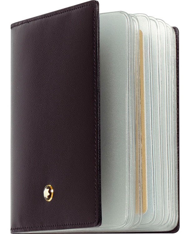 Черная визитница Montblanc