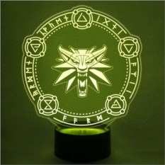 3D светильник «Ведьмак»