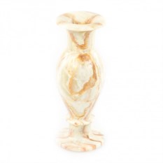 Каменная ваза из натурального оникса