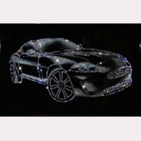 Картина Swarovski Спортивный автомобиль
