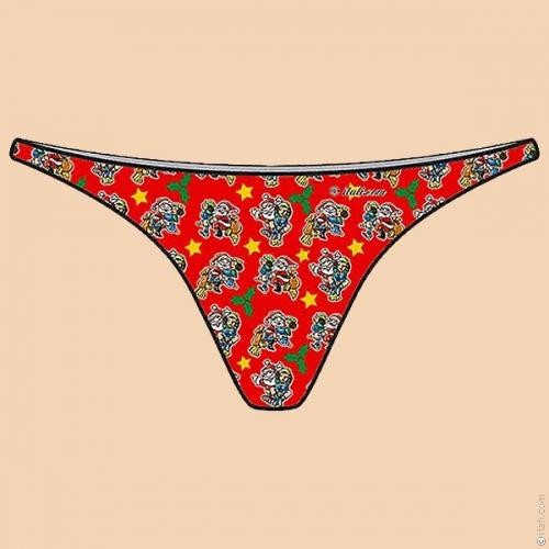 Стринги женские прикольные Новогодние