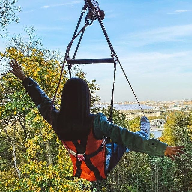 Зиплайн Скайпарк Москва