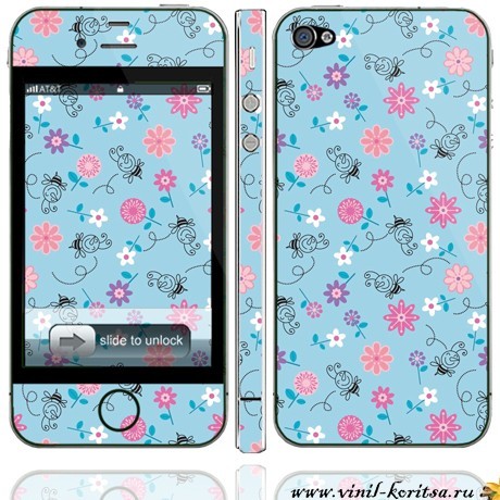 Наклейка на iPhone 4