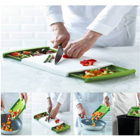 Доска-трансформер для нарезки продуктов Chop n'clear