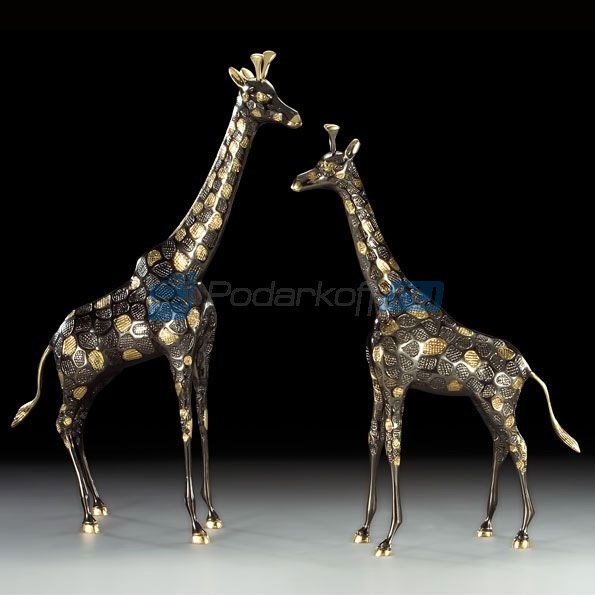 Жирафы статуэтки в интерьере