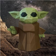 Оригами фигура PAPERRAZ МАЛЫШ ЙОДА