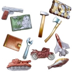 Крафтовые шоколадные фигурки (разные дизайны)