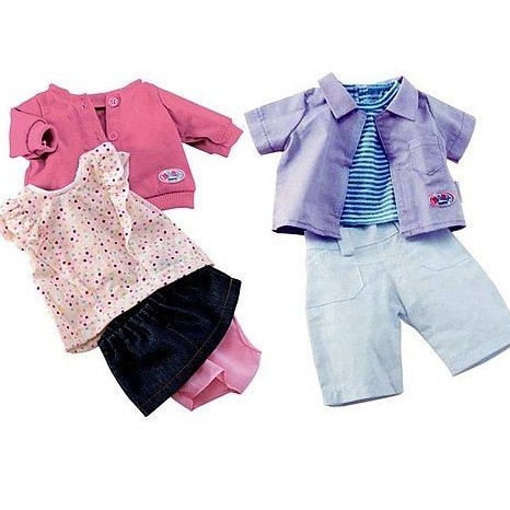 Комплекты летней одежды для куклы BABY born