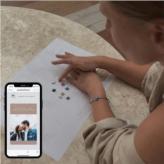 HI-TECH браслет с живым посланием Orion Родохрозит