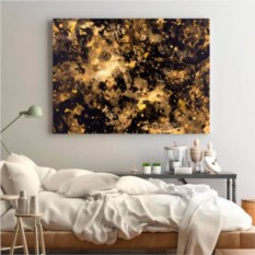 Набор для создания картины телами Black Edition Gold