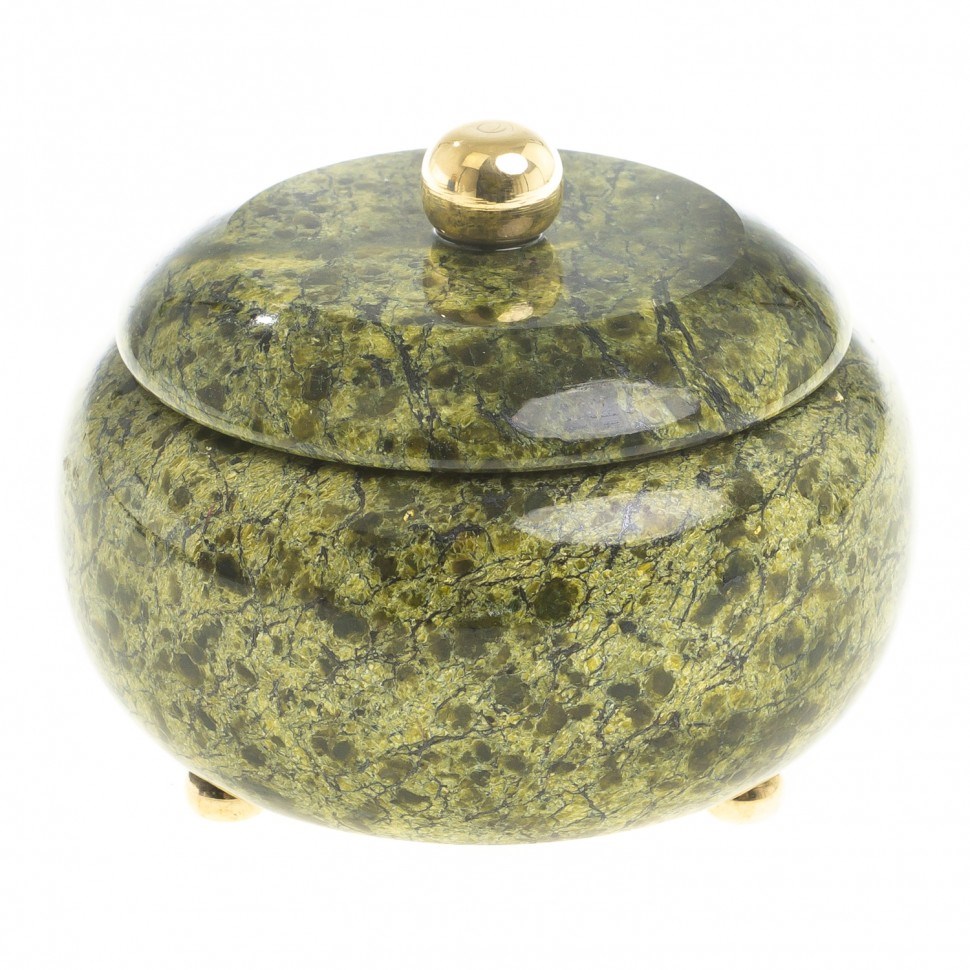 Шкатулка для бижутерии Жемчужина из змеевика