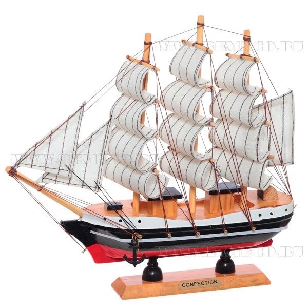 Корабль Confection (цвет — черно-красный)