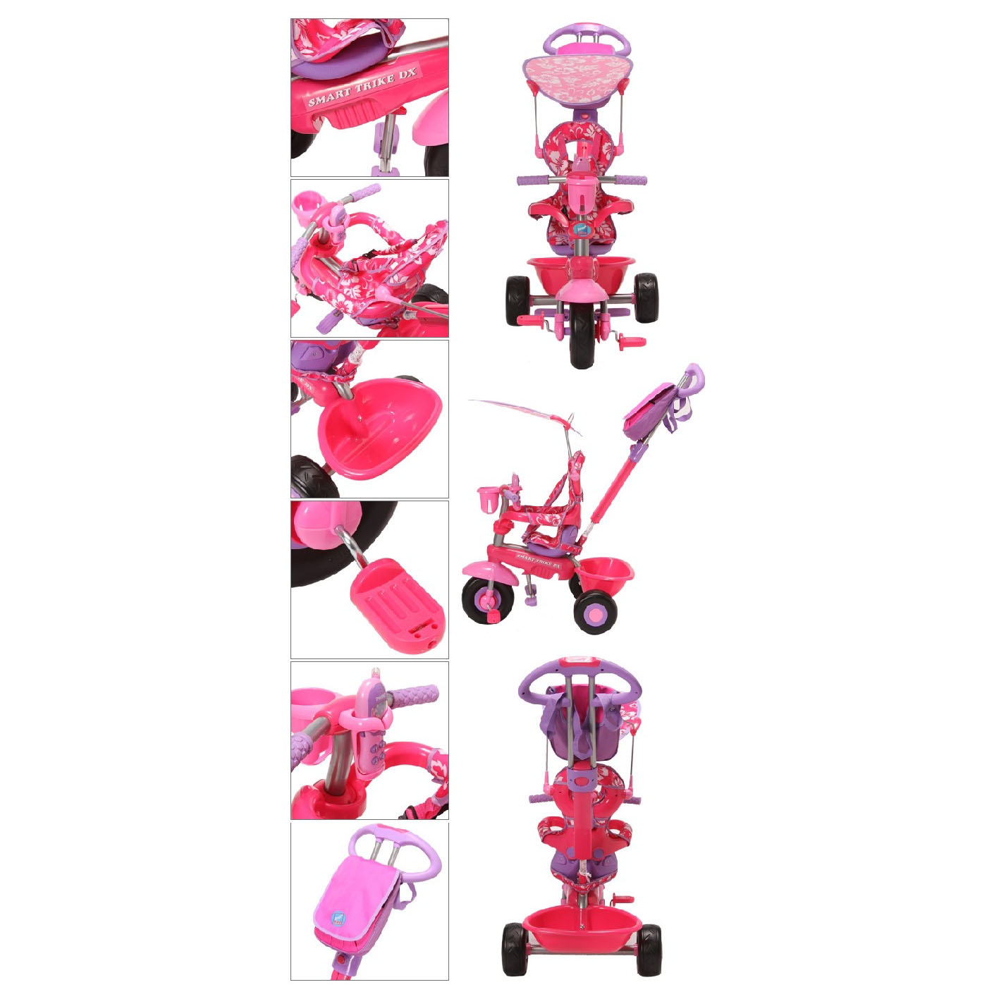 Велосипед 3-х колесный Люкс 3 в 1 SMART BABY TOYS
