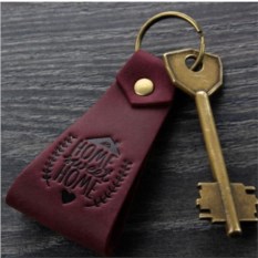 Кожаный брелок Blanknote Home sweet home виноград