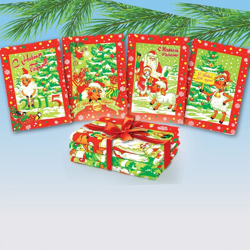 полотенце noel (50х90 см). набор новогодних полотенец в подарочной упаковке. новогодний набор кухонных полотенец. подарочные полотенца. красивые наборы на нг.