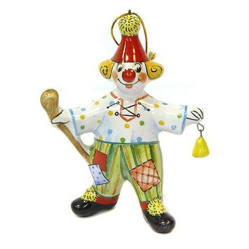 Клоуны 6 букв. Новогодняя игрушка клоун. Клоун Ариэль елочная игрушка. Игрушечный клоун. Клоун сувенирная игрушка.