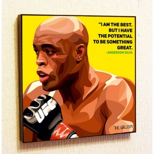 Картина постер в стиле Поп-арт «Андерсон Силва»