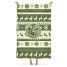 Плед с принтом «С Новым годом»