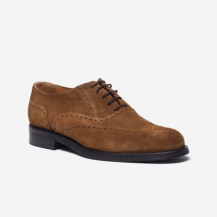 Коричневые замшевые броги Gents' Stuff by Harridge