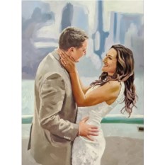 Парный портрет маслом по фото от художника