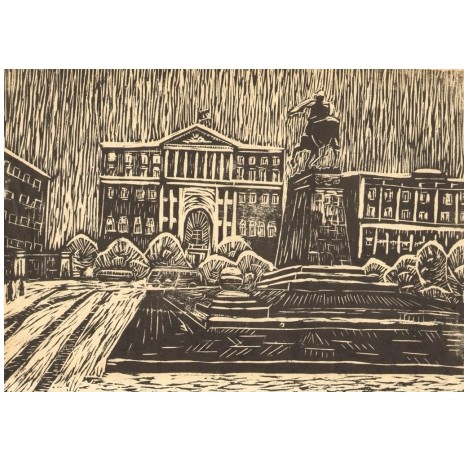 Тверская площадь, Москва 1960-х
