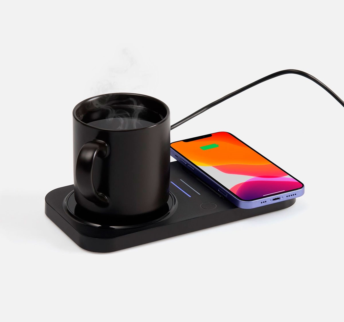 Беспроводное зарядное устройство с подогревом кружки Hot Task