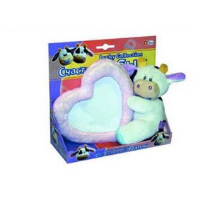 Коровка с рамкой сердечко lullababy