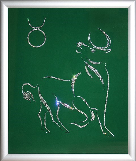 Картина Swarovski Знак зодиака Телец