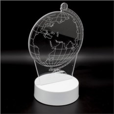 3D лампа Глобус