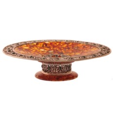 Блюдо «Восточная сказка» из янтаря