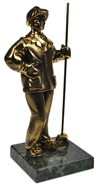 Бронзовая статуэтка Металлург