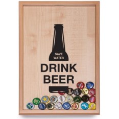 Копилка для пивных крышек Drink Beer Save Water