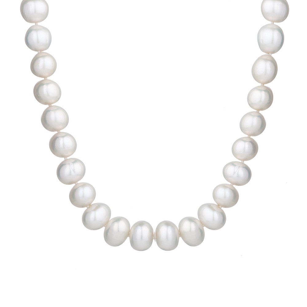 Бусы из культивированного белого жемчуга